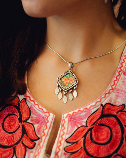 Gulzari Miniature Silver Pendant