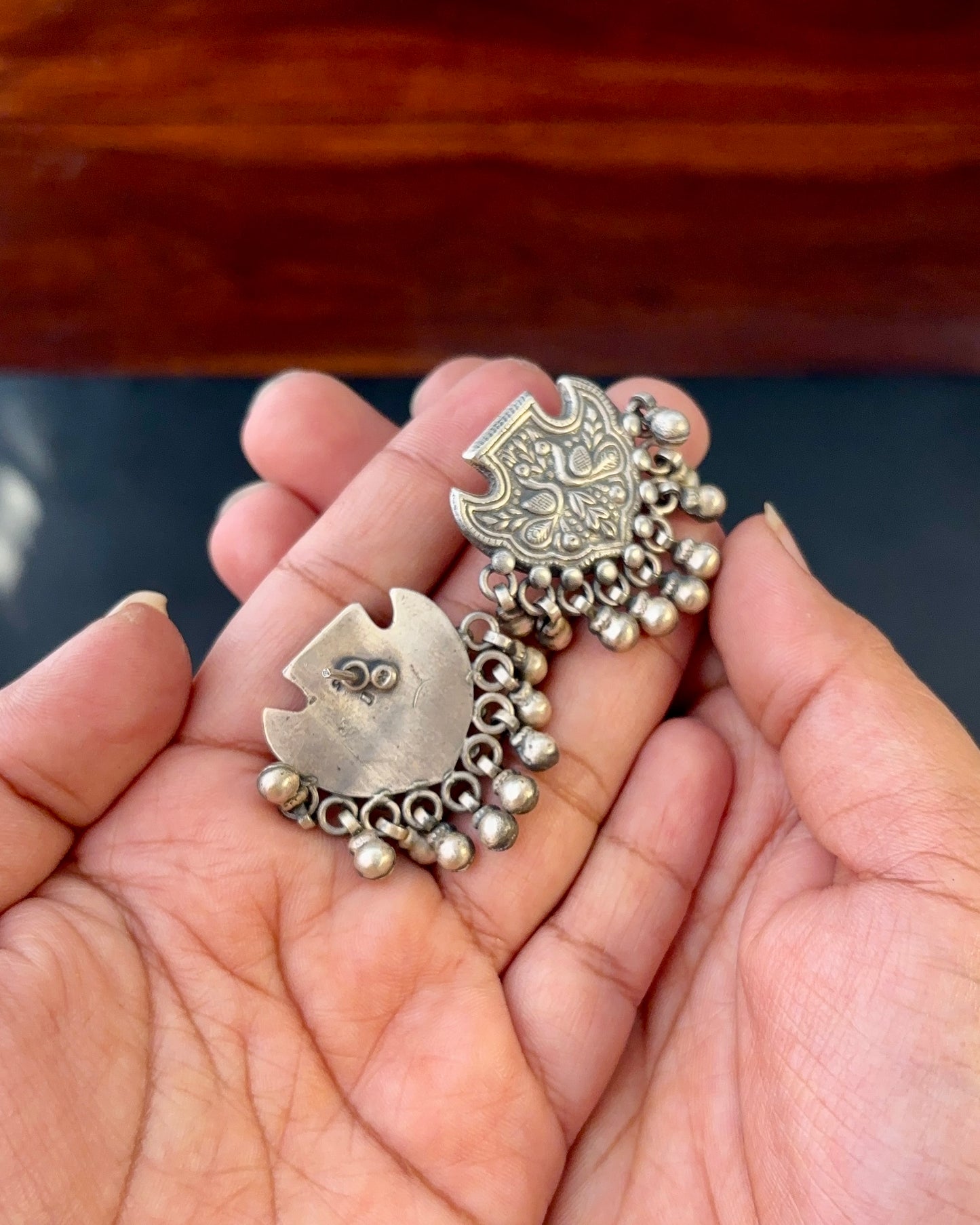 Mayur Silver Stud Earrings