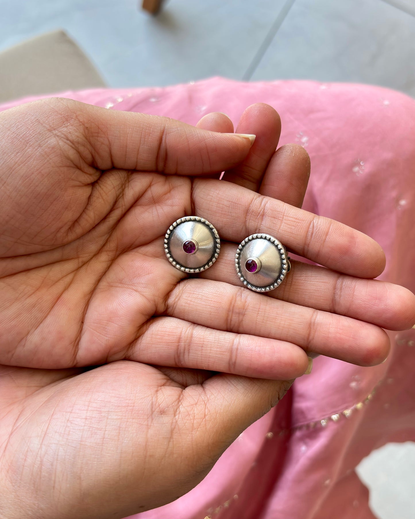 Borla Silver Studs