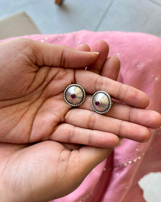 Borla Silver Studs