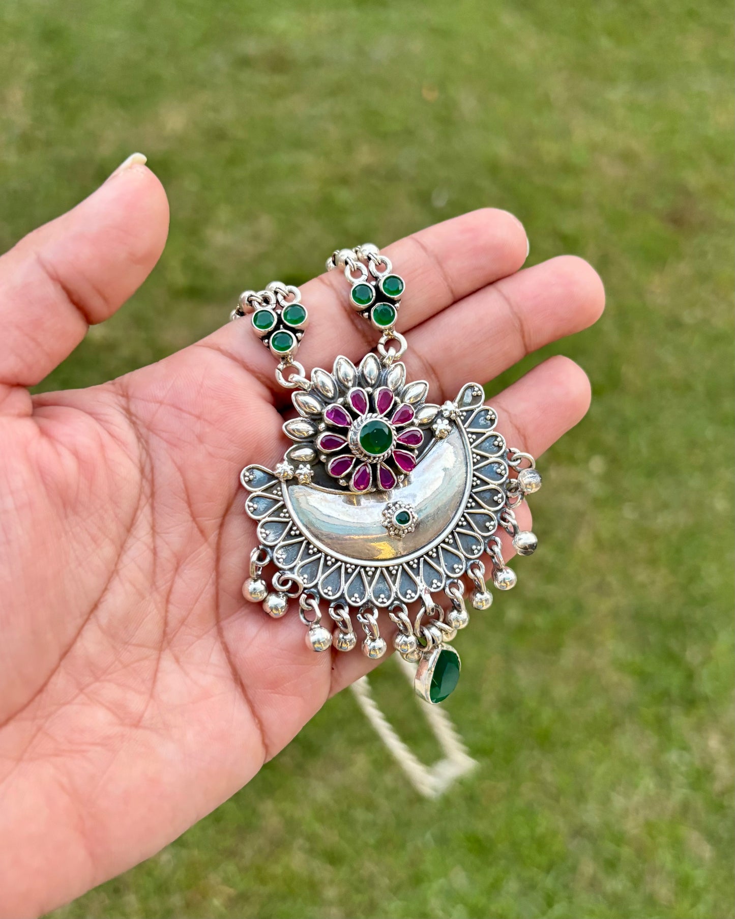 Gulnaar Silver Necklace