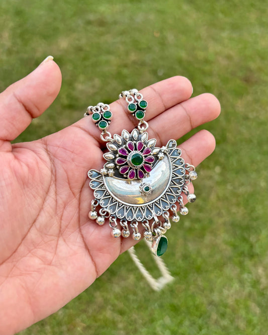 Gulnaar Silver Necklace