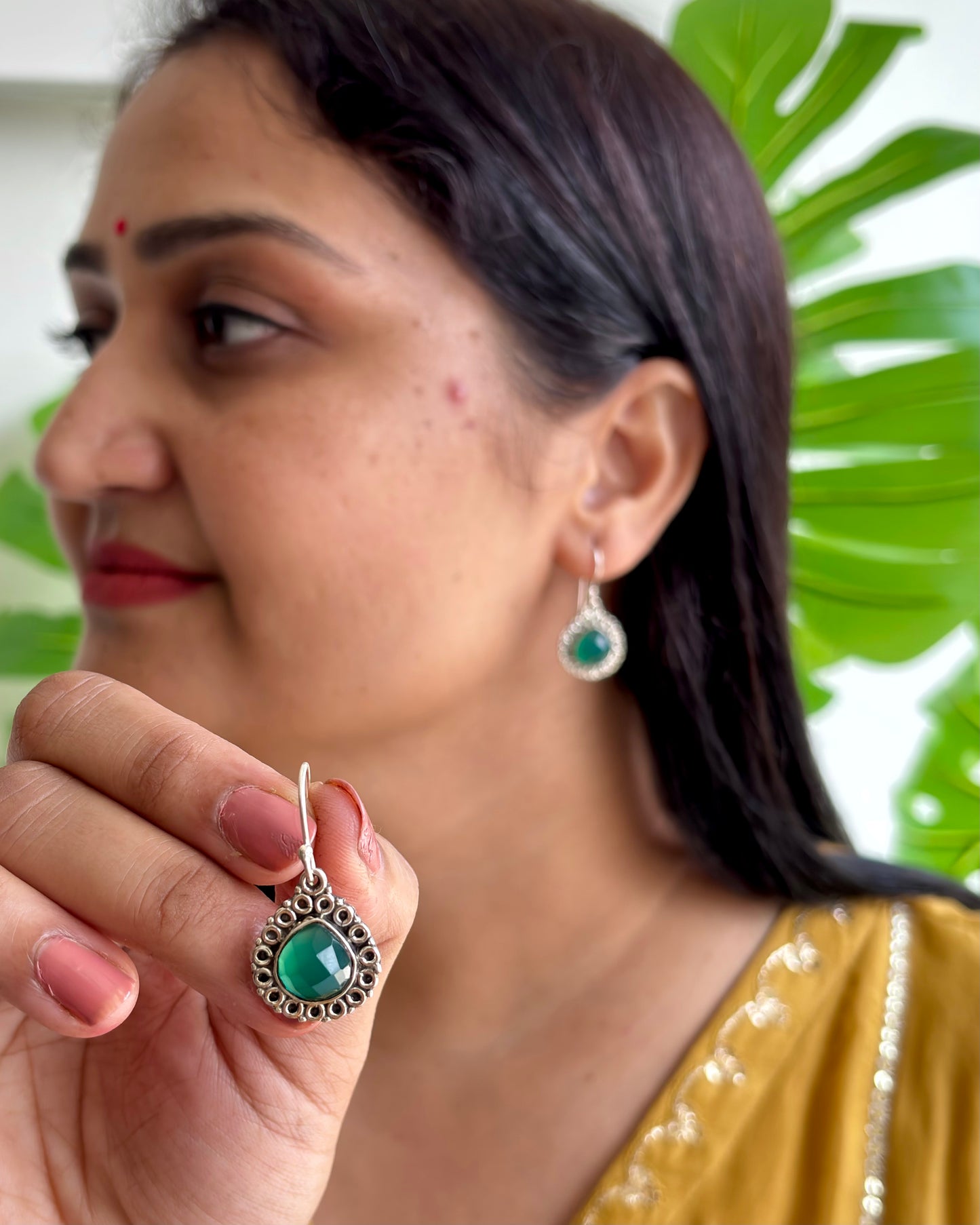 Medha Silver Earrings