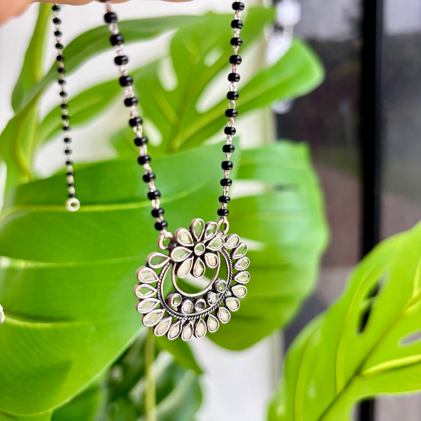 Vamangi Silver Mangalsutra