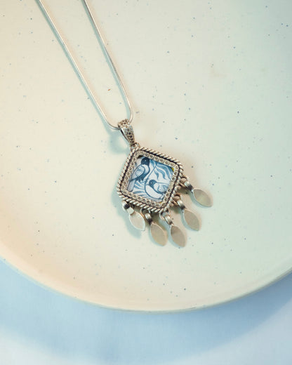 Bairan Miniature Silver Pendant