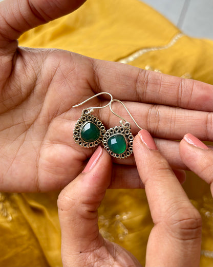Medha Silver Earrings