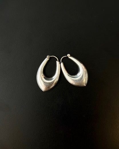 Akar Silver Hoops
