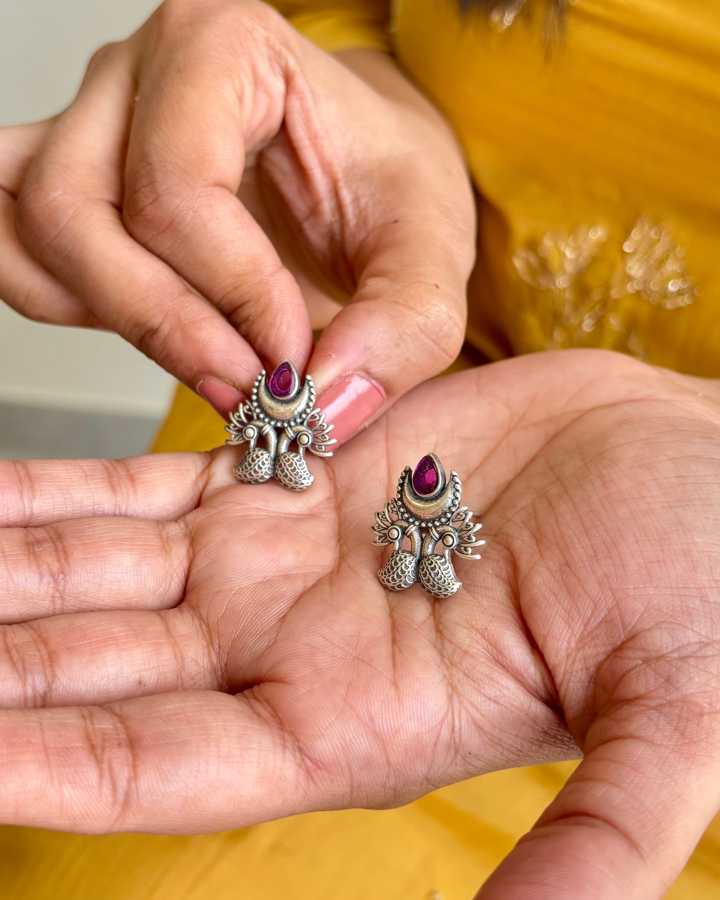 Gulika Silver Earrings