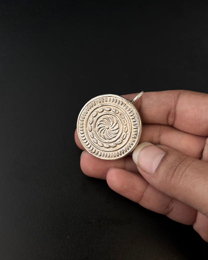 Radha Krishan Pichwai, Silver Pendant, Miniature paintings Silver Pendant, pure 92.5 Silver Pendant