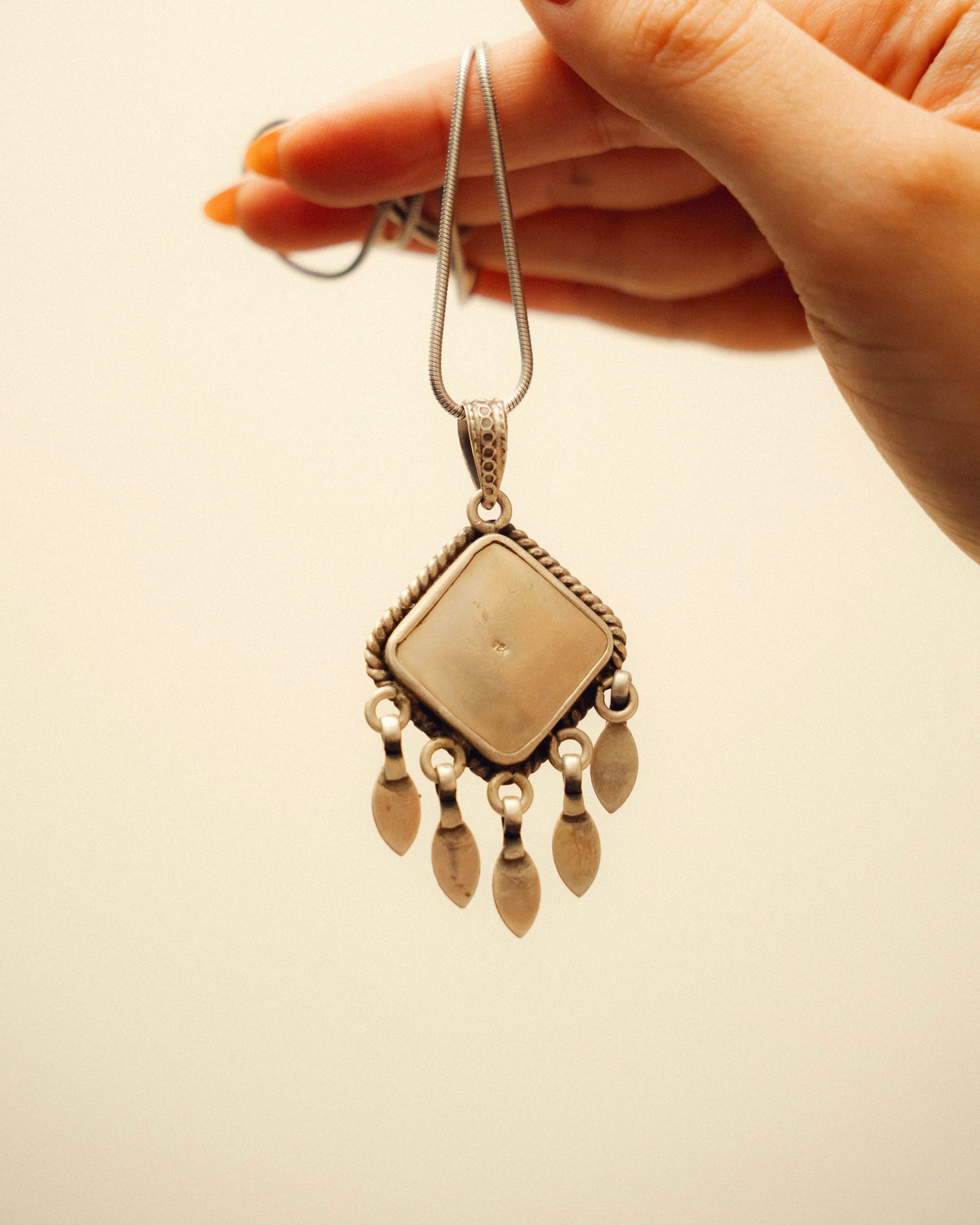 Bairan Miniature Silver Pendant