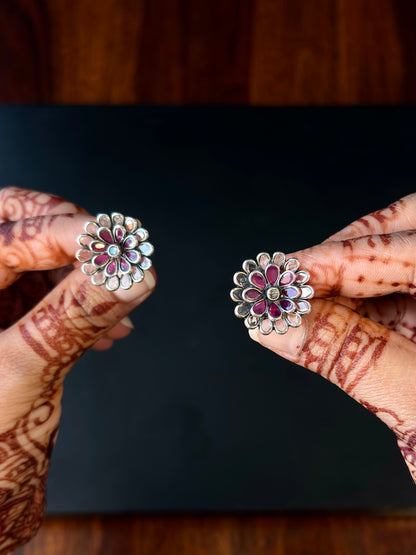 Lune Dew Silver Studs