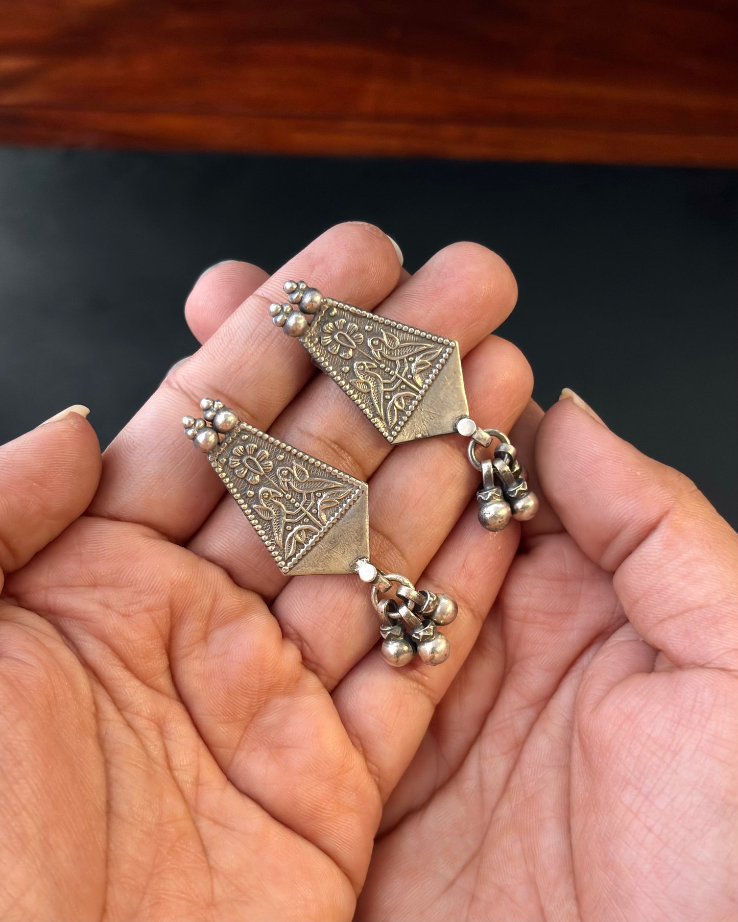 Bheeli Silver Studs