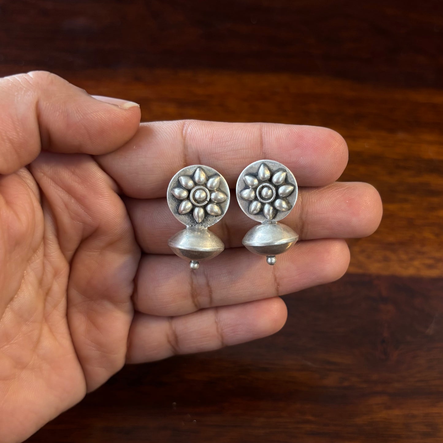 Dhvani Silver Studs