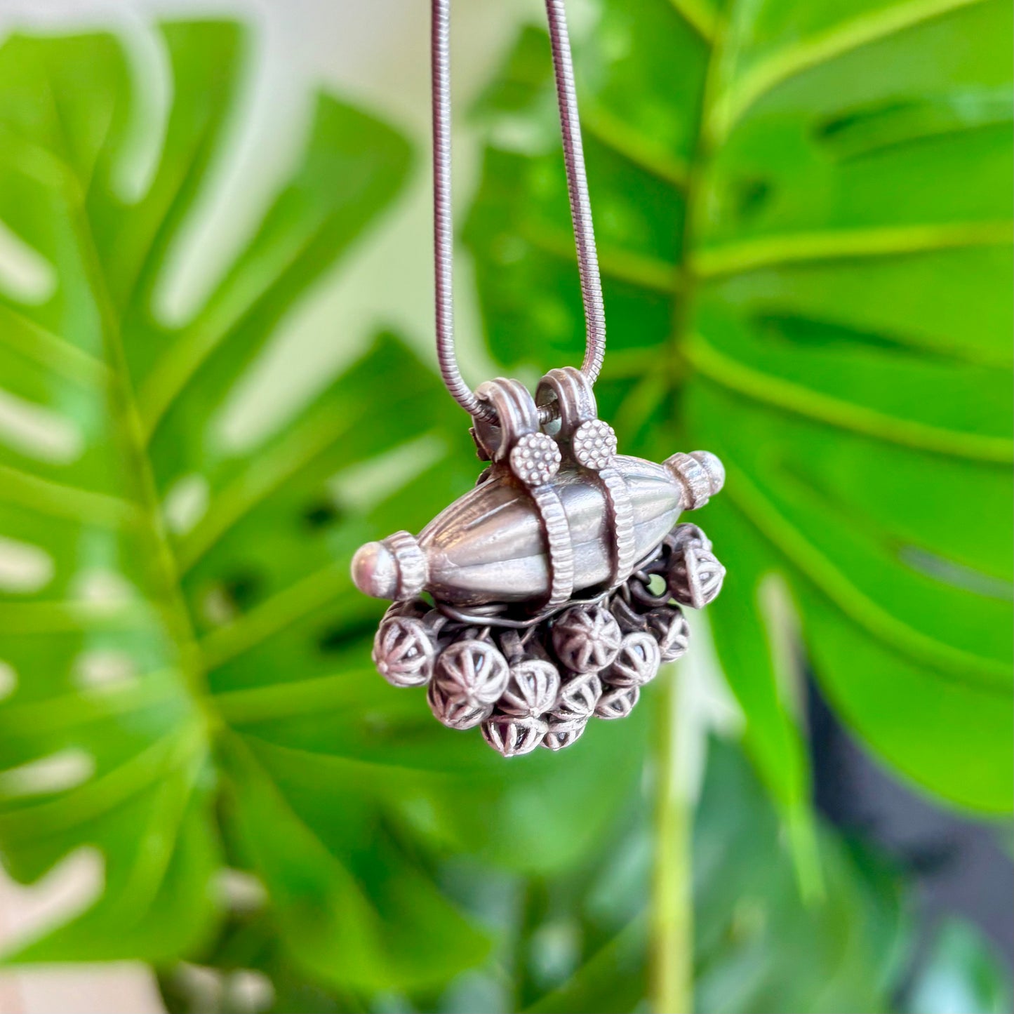 Lavanya Silver Pendant