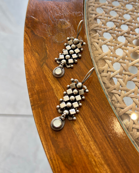 Dhriti Silver Earrings