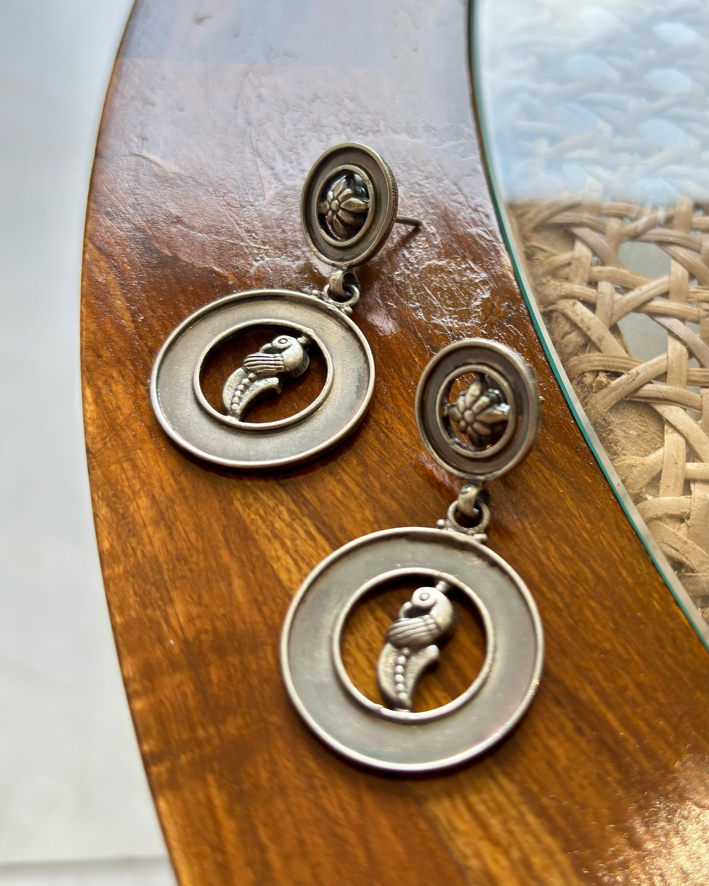 Avarna Silver Earrings