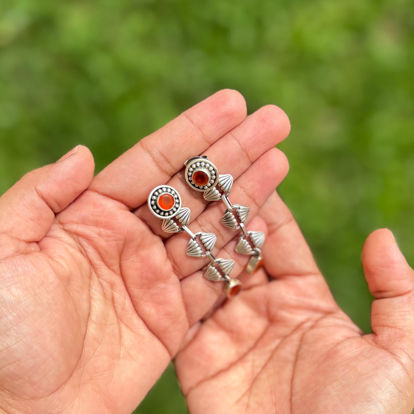 Tattva Silver Earrings