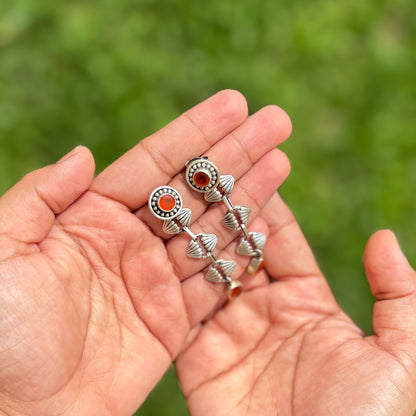 Tattva Silver Earrings
