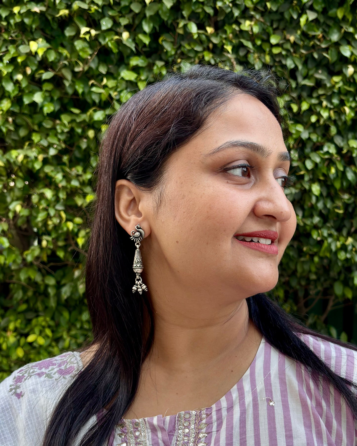 Barhika Silver Earrings