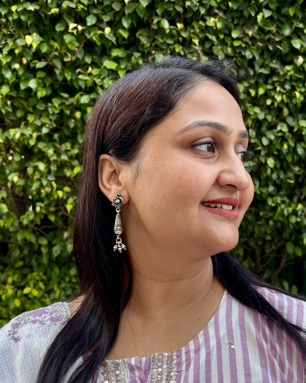Barhika Silver Earrings