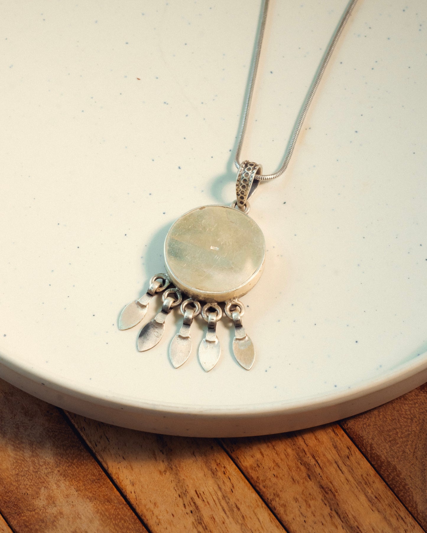 Jugni Songbird Miniature Silver Pendant