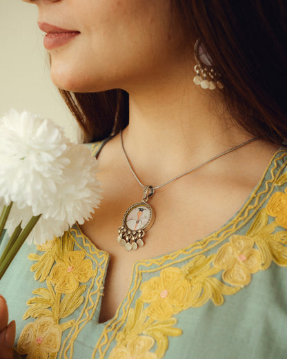 Sehar Paradise Miniature Silver Pendant