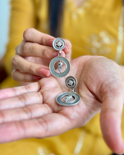 Avarna Silver Earrings