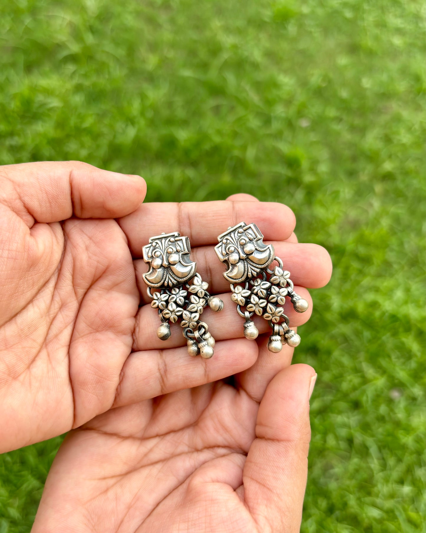 Anugraha Silver Earrings