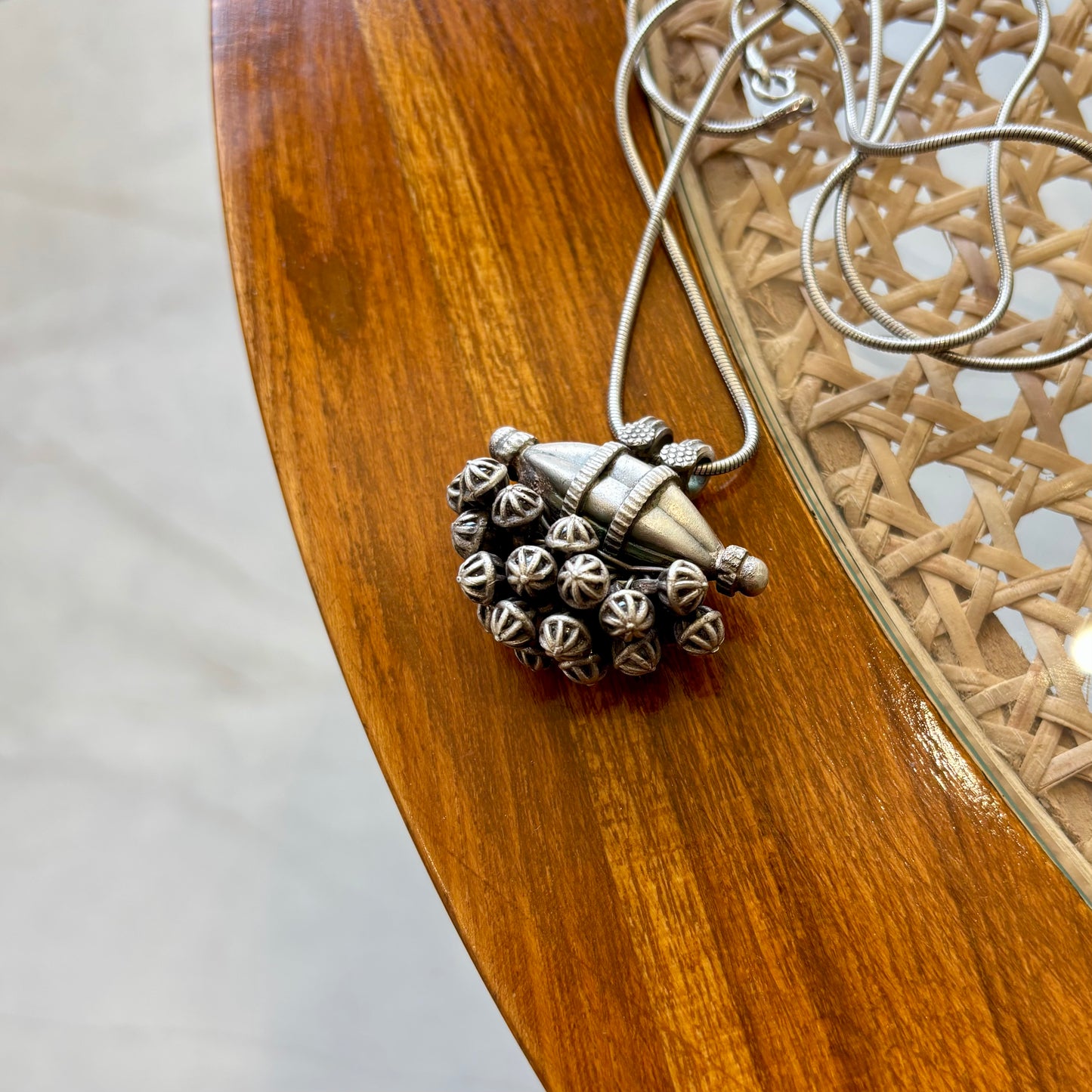 Lavanya Silver Pendant