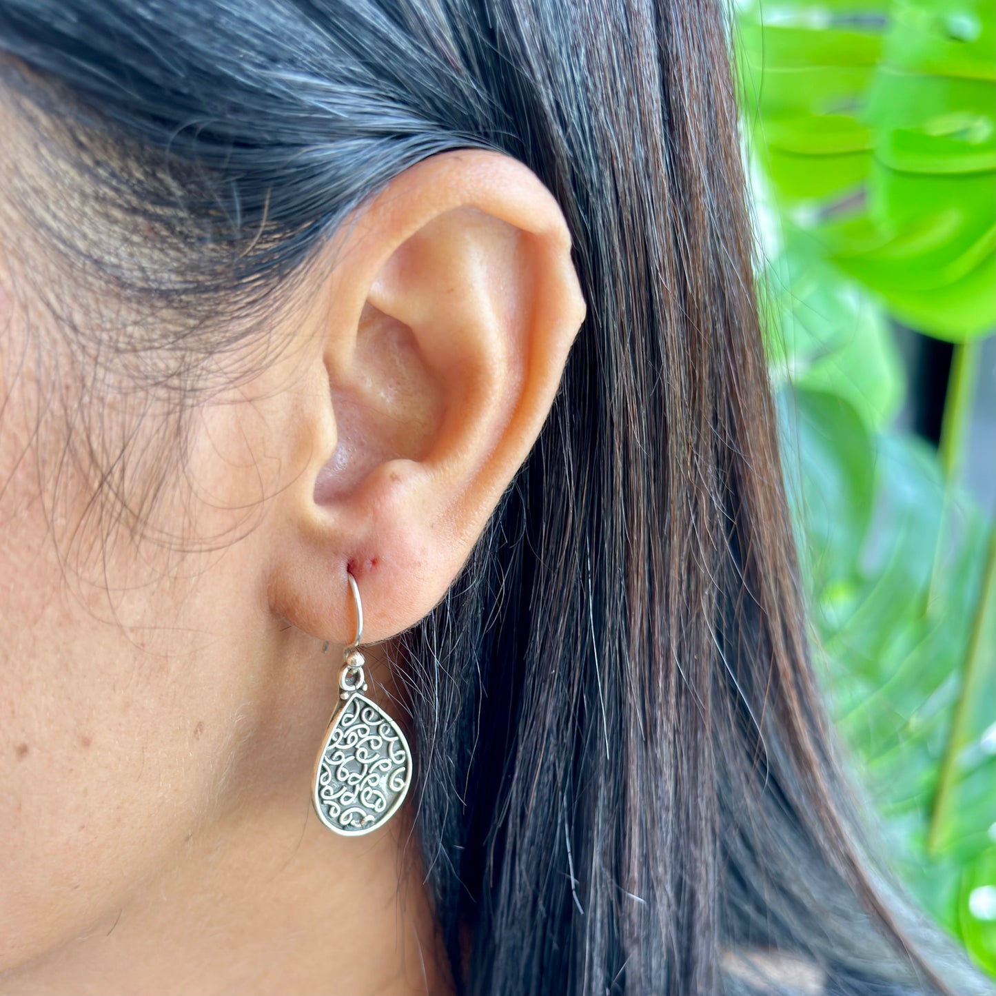 Amara Silver Drop Earrings