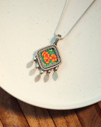 Gulzari Miniature Silver Pendant