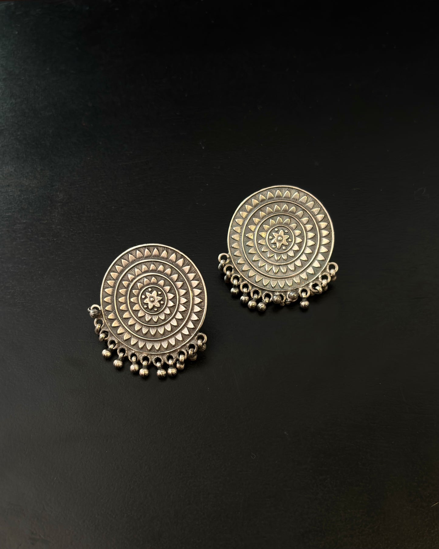 Vartik Silver Stud Earrings