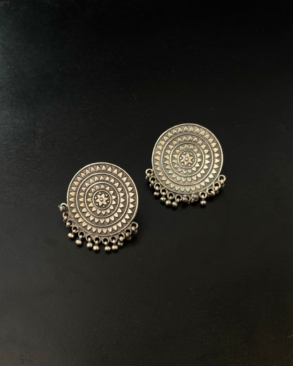 Vartik Silver Stud Earrings