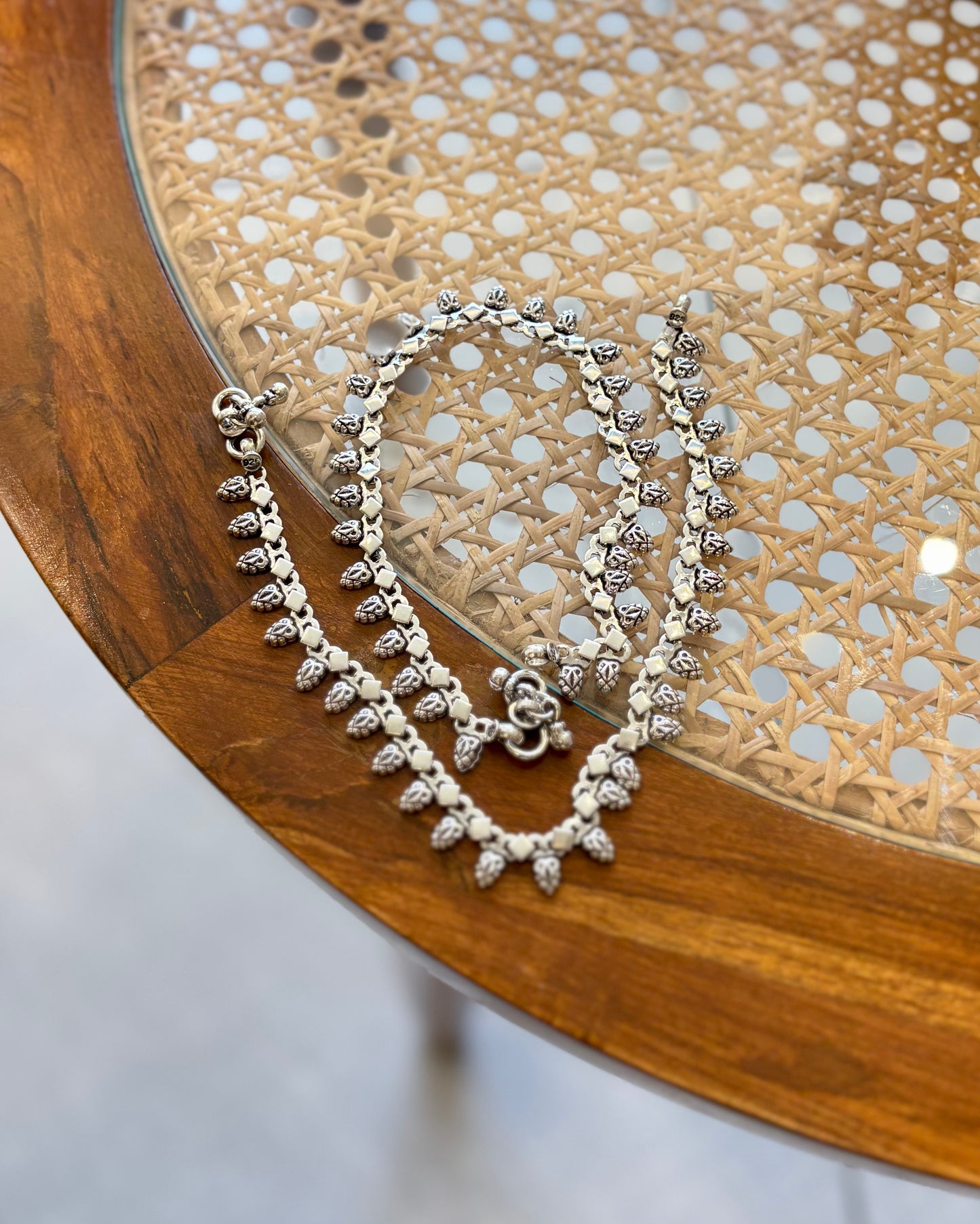 Rava Nūpura Silver Anklets