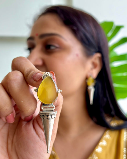Parnika Silver Earrings