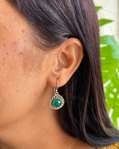 Medha Silver Earrings