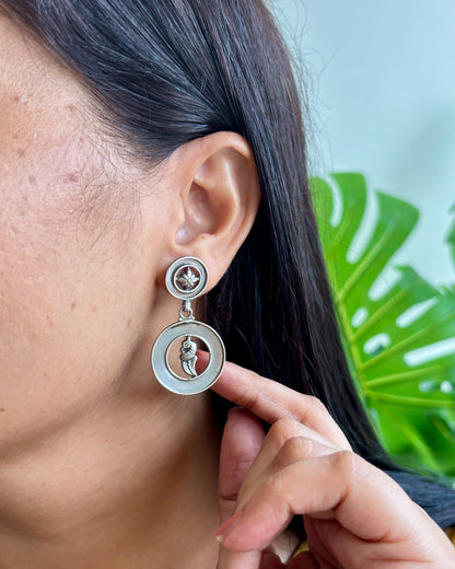 Avarna Silver Earrings