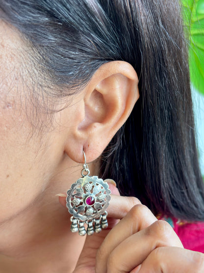 Rudrani Silver Earrings