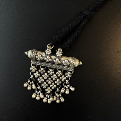 Ragini Woven Tabeez Silver Pendant