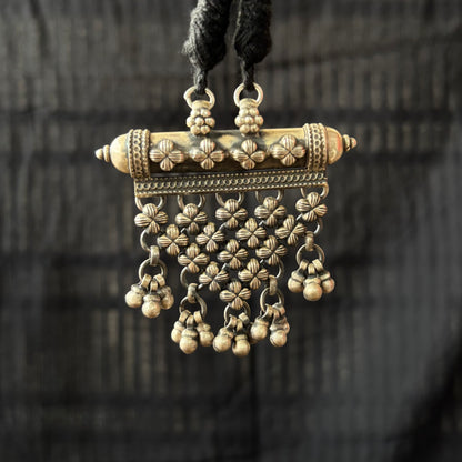 Ragini Woven Tabeez Silver Pendant