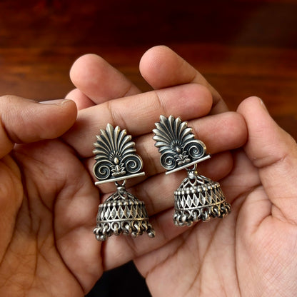 Tribal Aranya Song Silver Jhumkas
