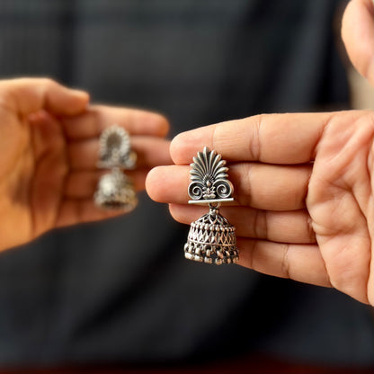 Tribal Aranya Song Silver Jhumkas