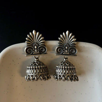 Tribal Aranya Song Silver Jhumkas