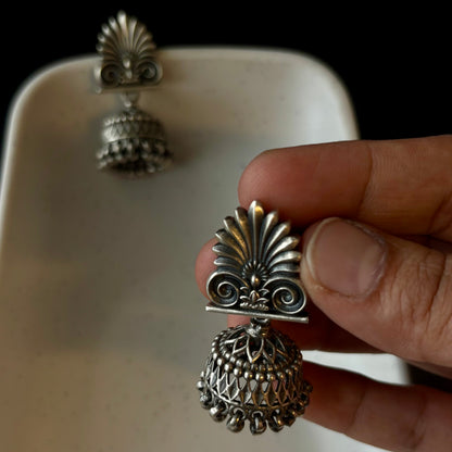Tribal Aranya Song Silver Jhumkas