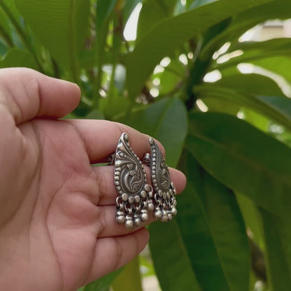 Mayuri Bell Silver Studs